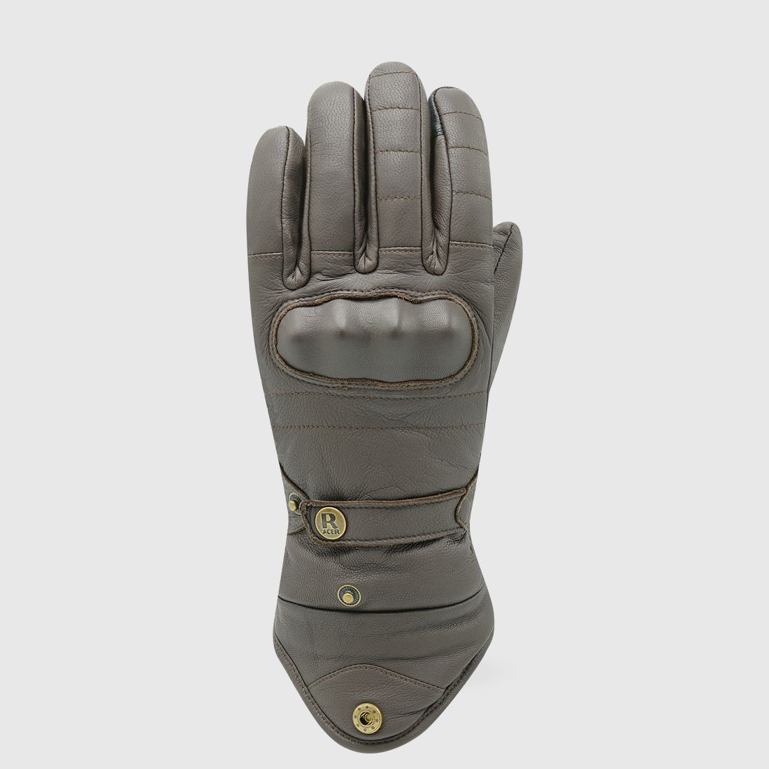 gloves FLYNN 3, RACER (brown)