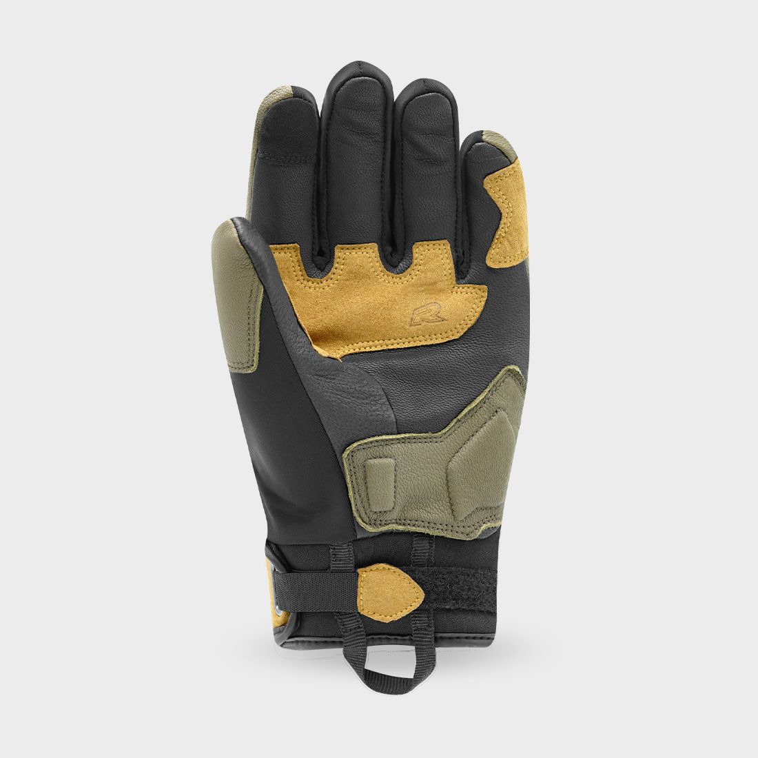 gloves RONIN WINTER, RACER (black/khaki)