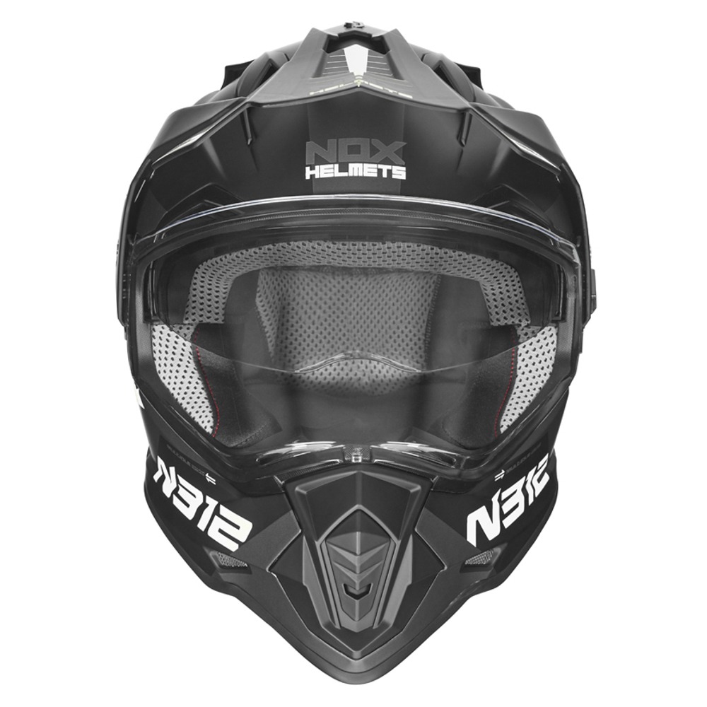 přilba N312 EXTEND, NOX (black matná, bílá)