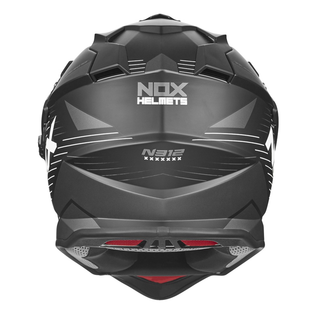 přilba N312 EXTEND, NOX (black matná, bílá)