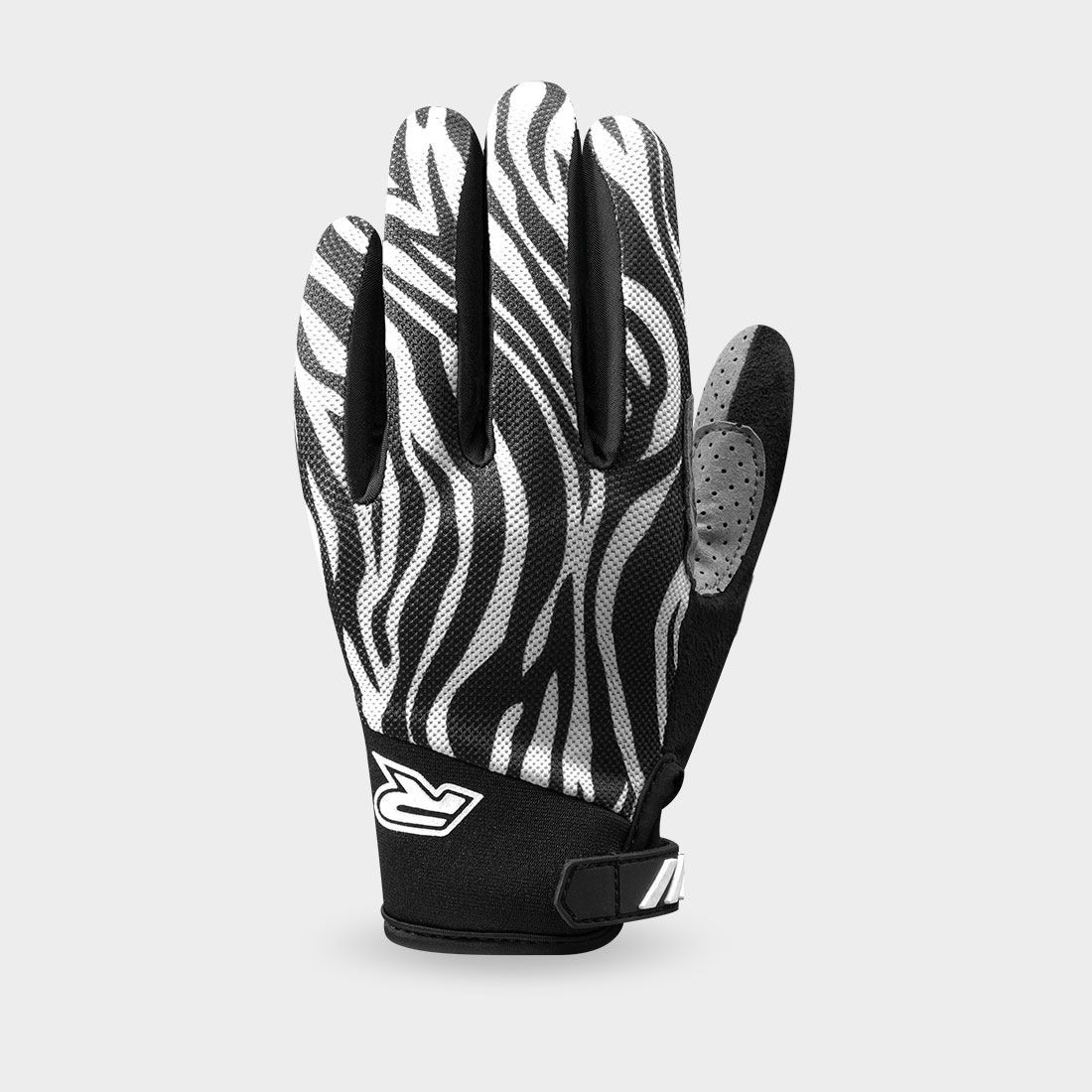gloves GP STYLE, RACER (black/white)