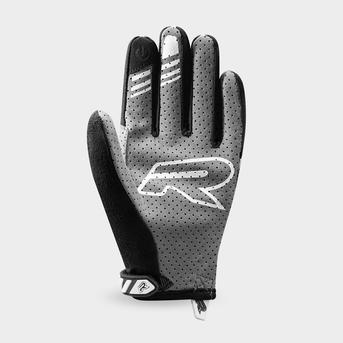 gloves GP STYLE, RACER (black/white)
