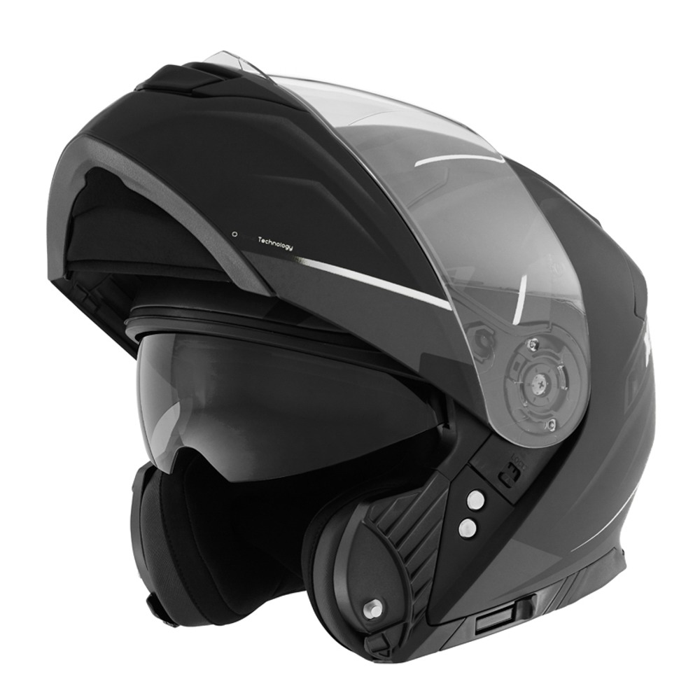 přilba N965 SUPRA, NOX (black matná, bílá)