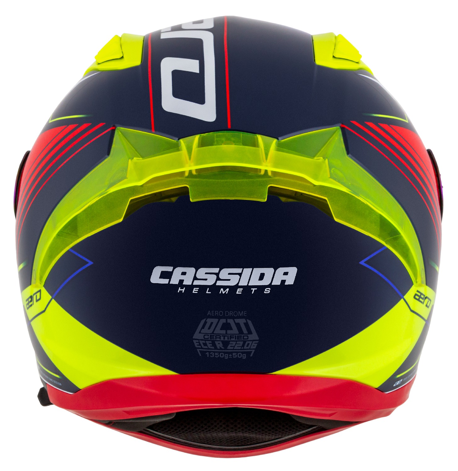 helmet Aero Drome, CASSIDA (pearl blue/yellow/orange/red/white) 2025