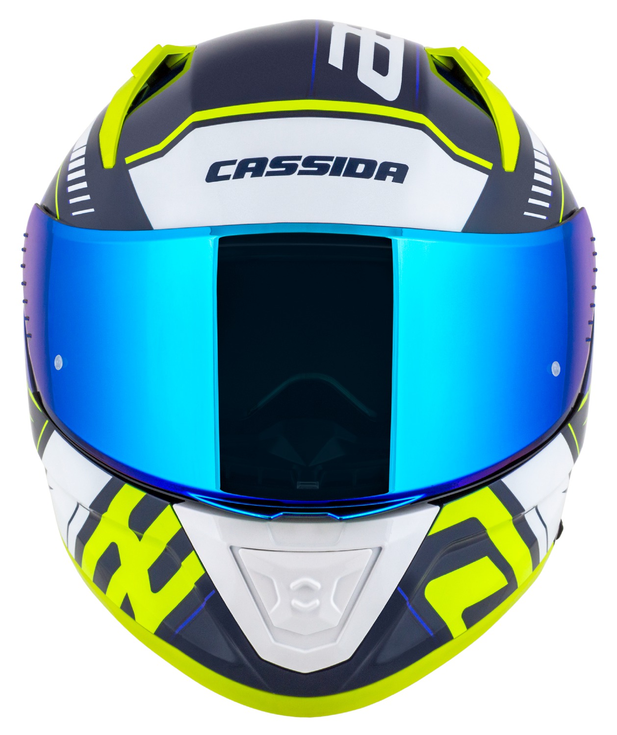 helmet Aero Drome, CASSIDA (blue/yellow fluo/light blue/white) 2025