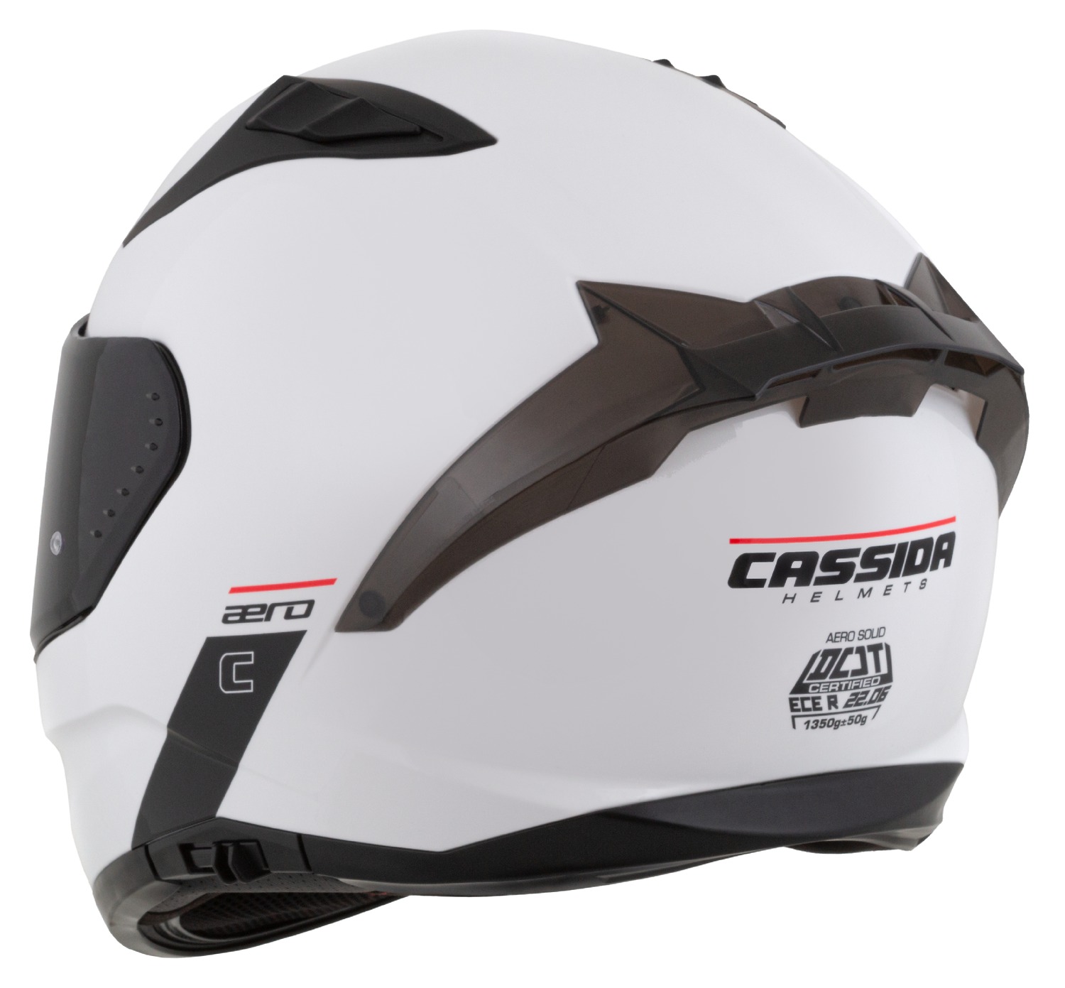 helmet Aero Solid, CASSIDA (white/black) 2025