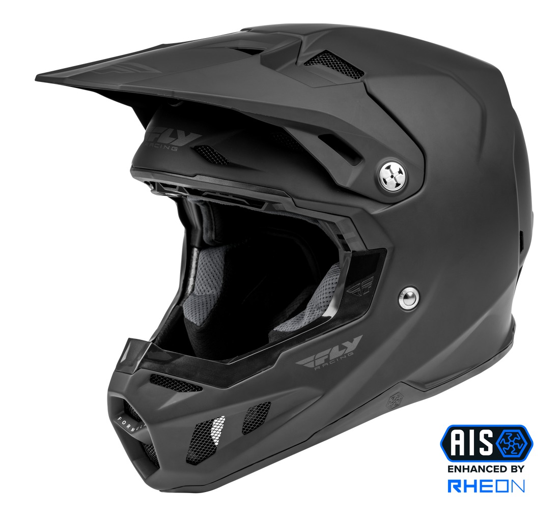 přilba FORMULA SOLID, FLY RACING (black matná)