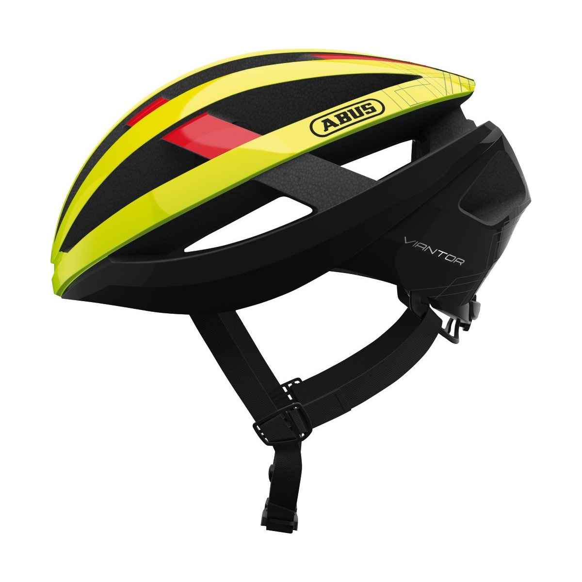 helmet VIANTOR neon, ABUS (black/yellow/red)