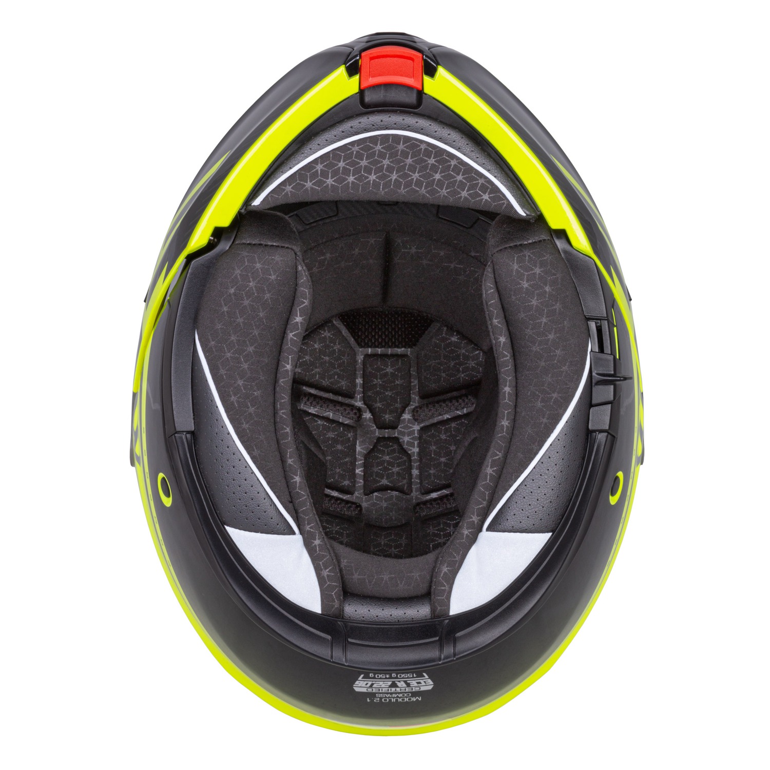 helmet Modulo 2.1 Compass, CASSIDA (yellow fluo/black/silver/red, Pinlock ready visor) 2025