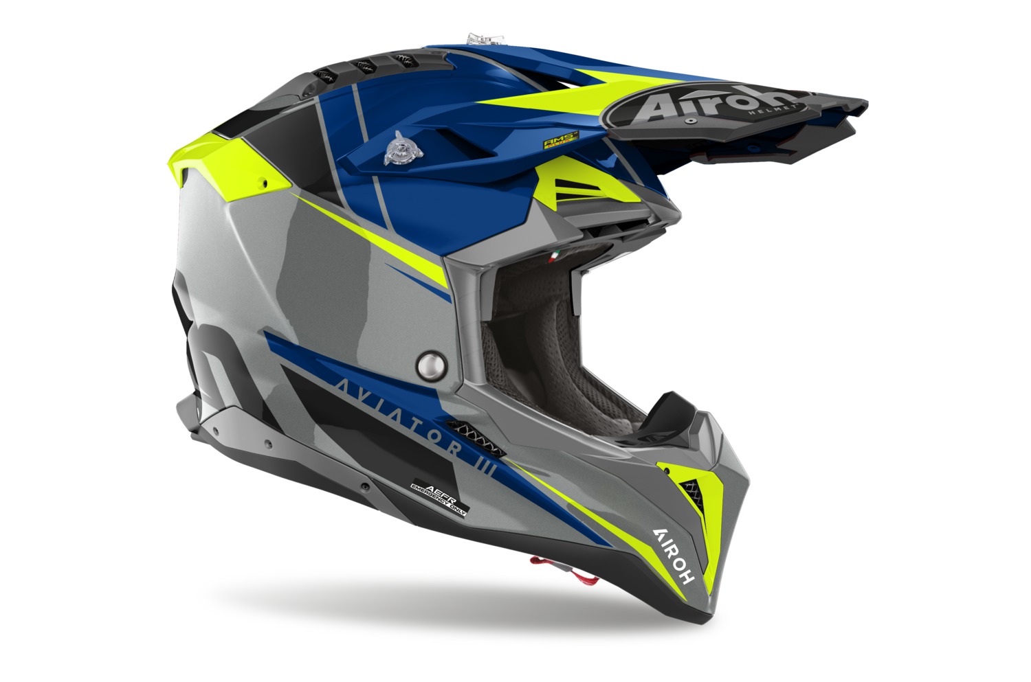 helmet AVIATOR 3.0 Push, AIROH (blue) 2023