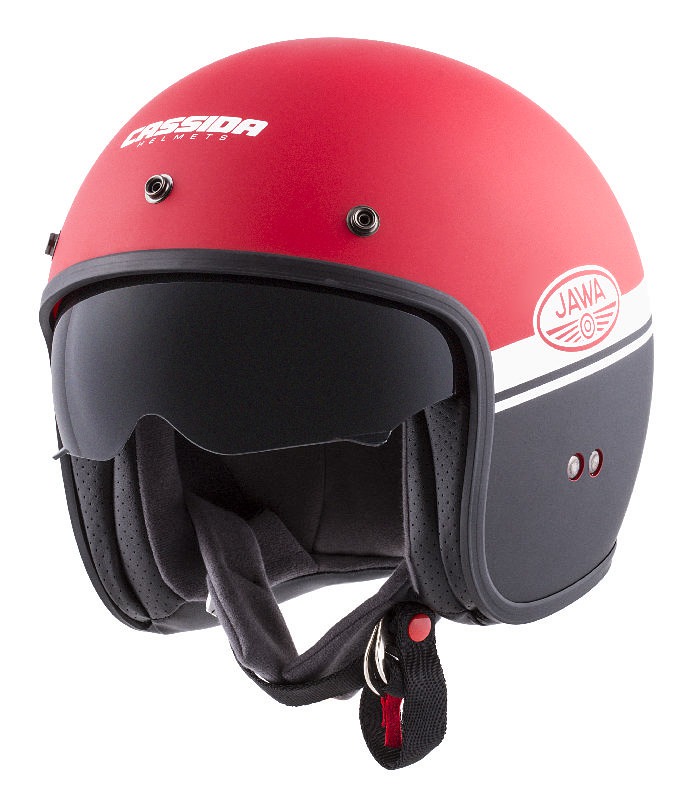 helmet Oxygen Jawa OHC, CASSIDA (red matt/black/white) 2023