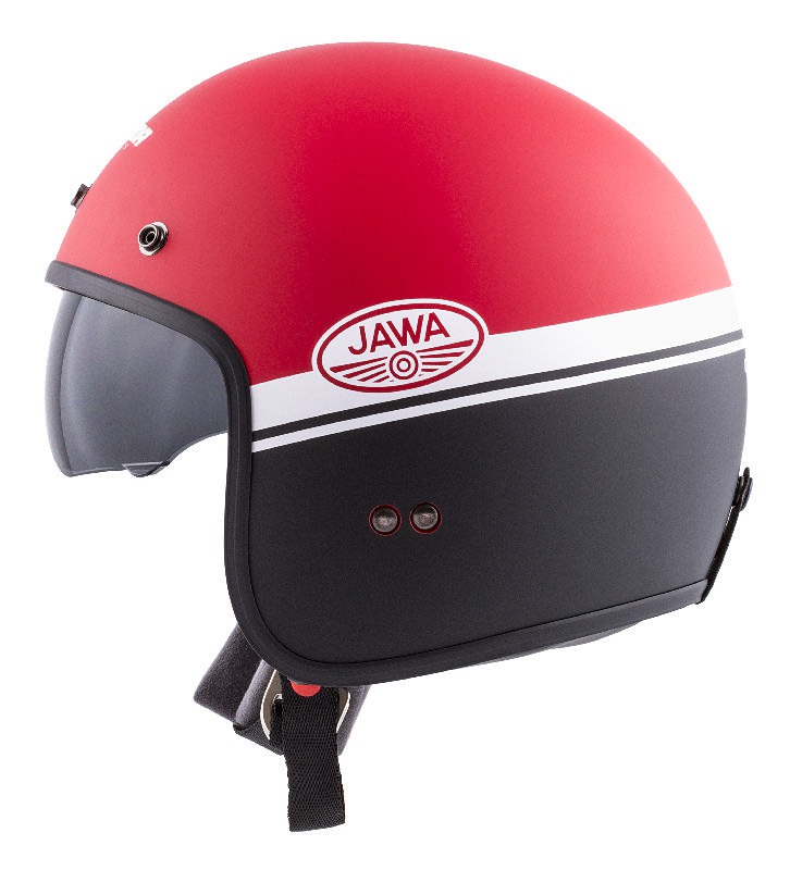 helmet Oxygen Jawa OHC, CASSIDA (red matt/black/white) 2023