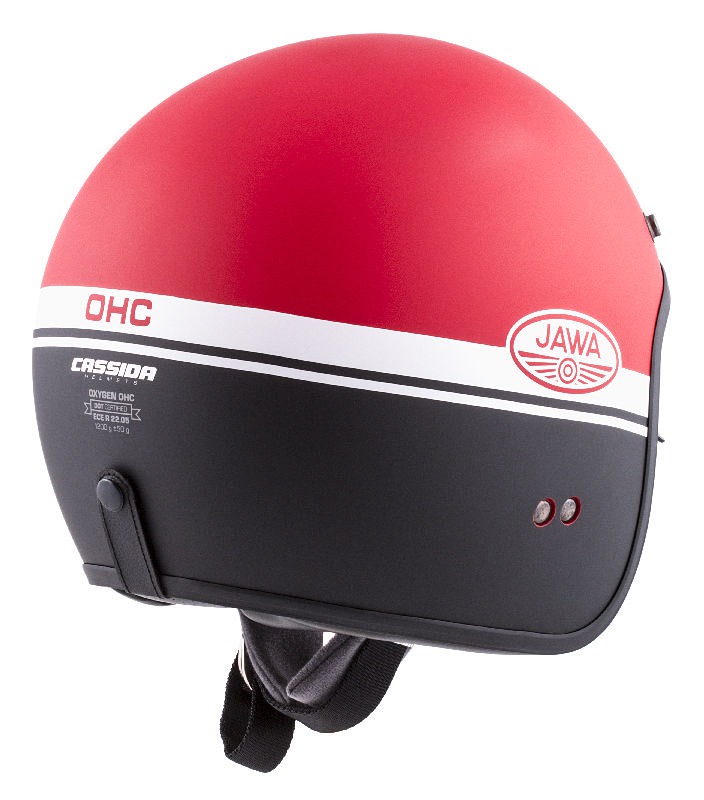 helmet Oxygen Jawa OHC, CASSIDA (red matt/black/white) 2023