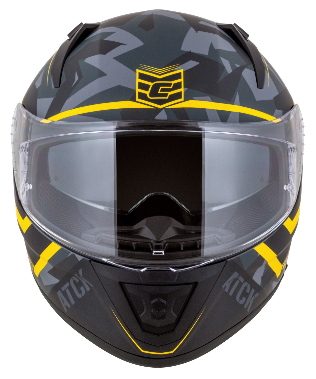 helmet Aero ATCK, CASSIDA (grey camo/black/yellow fluo) 2025