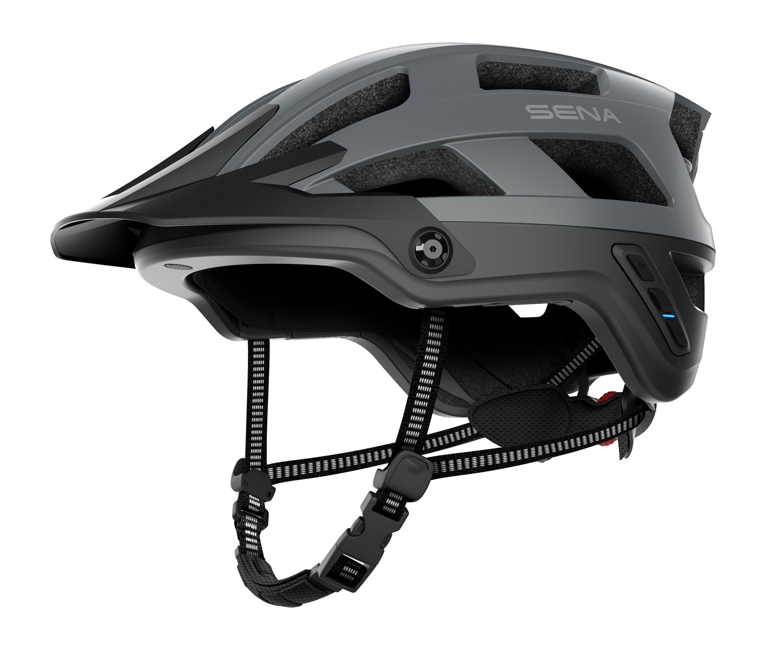 M1 EVO, Sena Smart MTB Helmet, Matt Gray (New Processor)