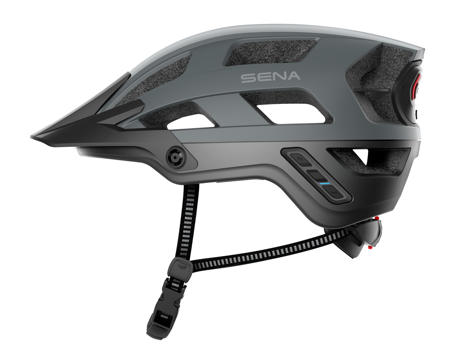 M1 EVO, Sena Smart MTB Helmet, Matt Gray (New Processor)