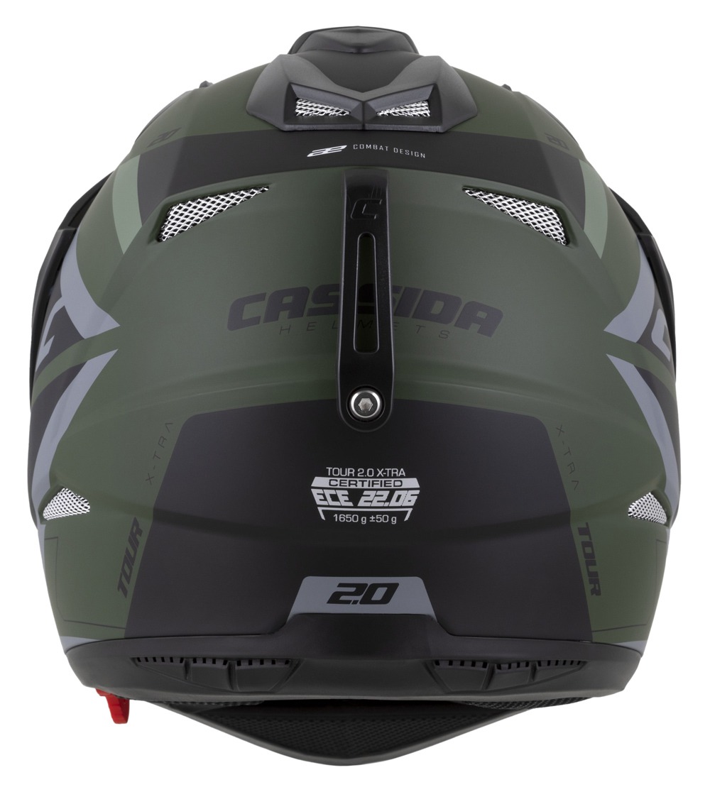 helmet Tour 2.0 X-tra, CASSIDA (green matt/gray/black, Pinlock ready visor) 2025