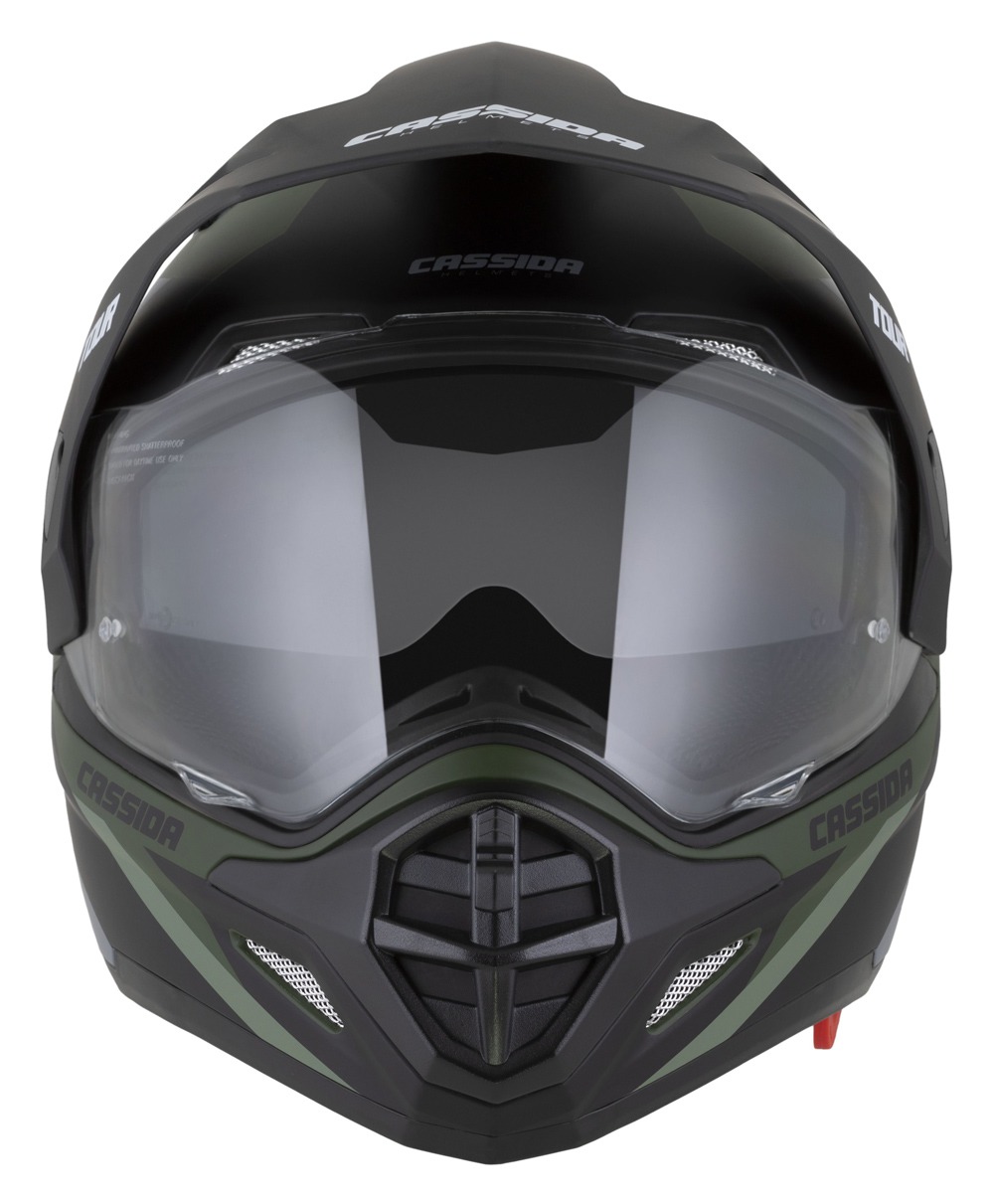 helmet Tour 2.0 X-tra, CASSIDA (green matt/gray/black, Pinlock ready visor) 2025