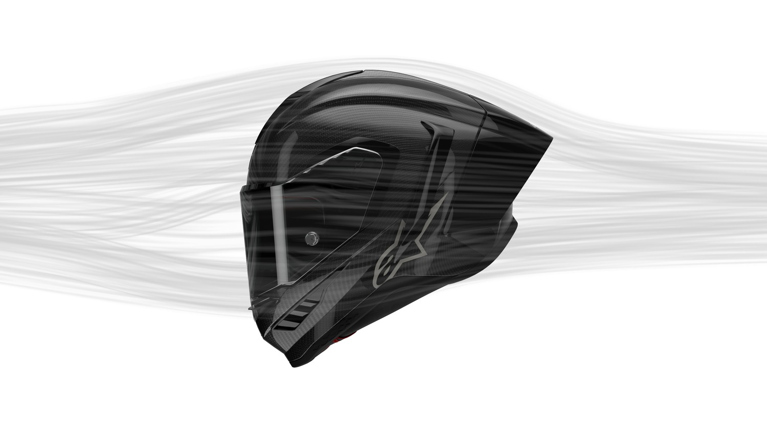 helmet SUPERTECH R10 ELEMENT, ALPINESTARS (carbon/red fluo/white) 2025