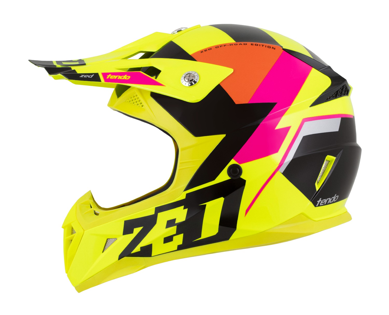 helmet X1.9 TENDO, ZED (yellow fluo/pink/orange/black) 2025