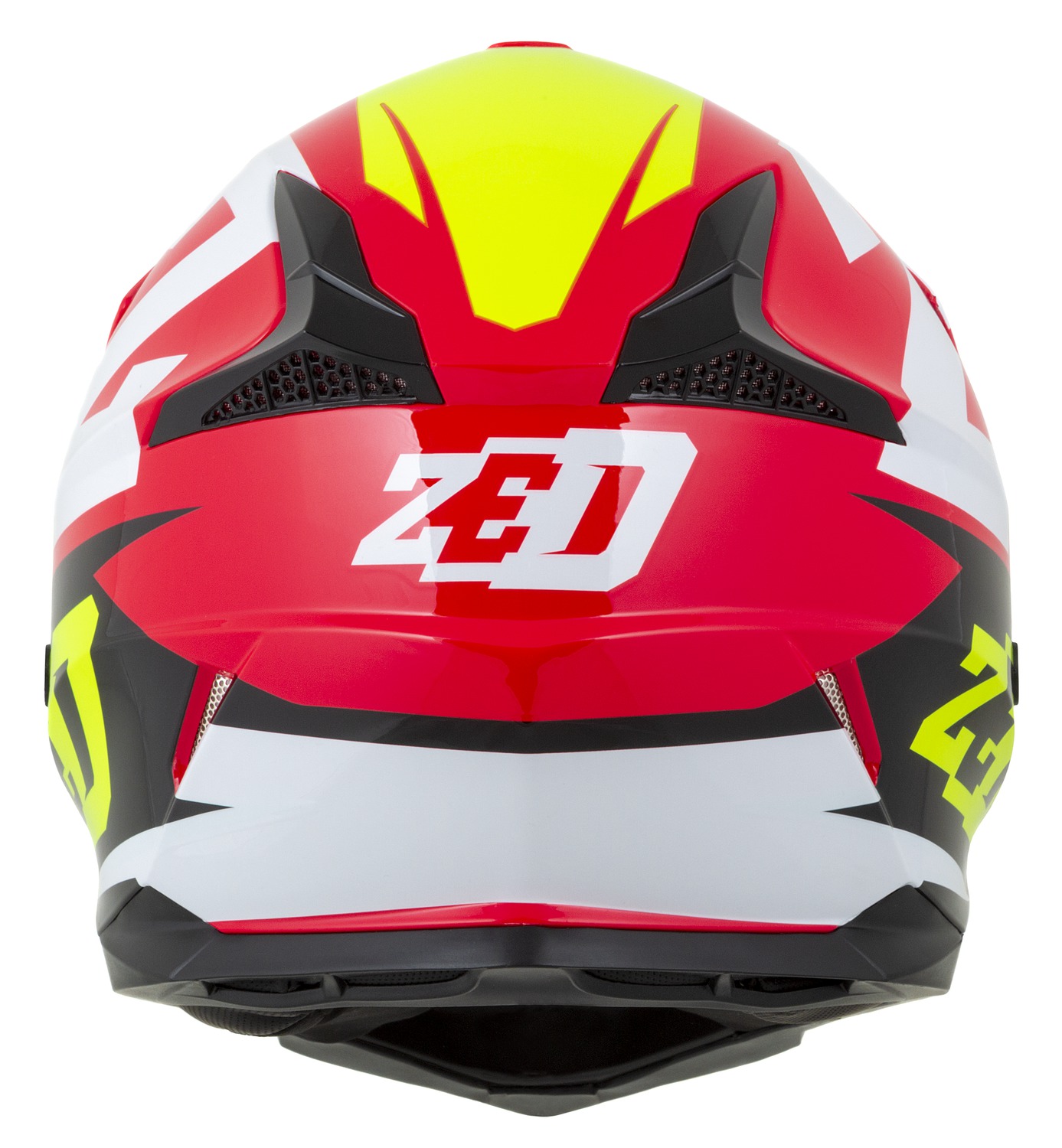 helmet X1.9D TARGA, ZED, kids (red/yellow fluo/black/white) 2025