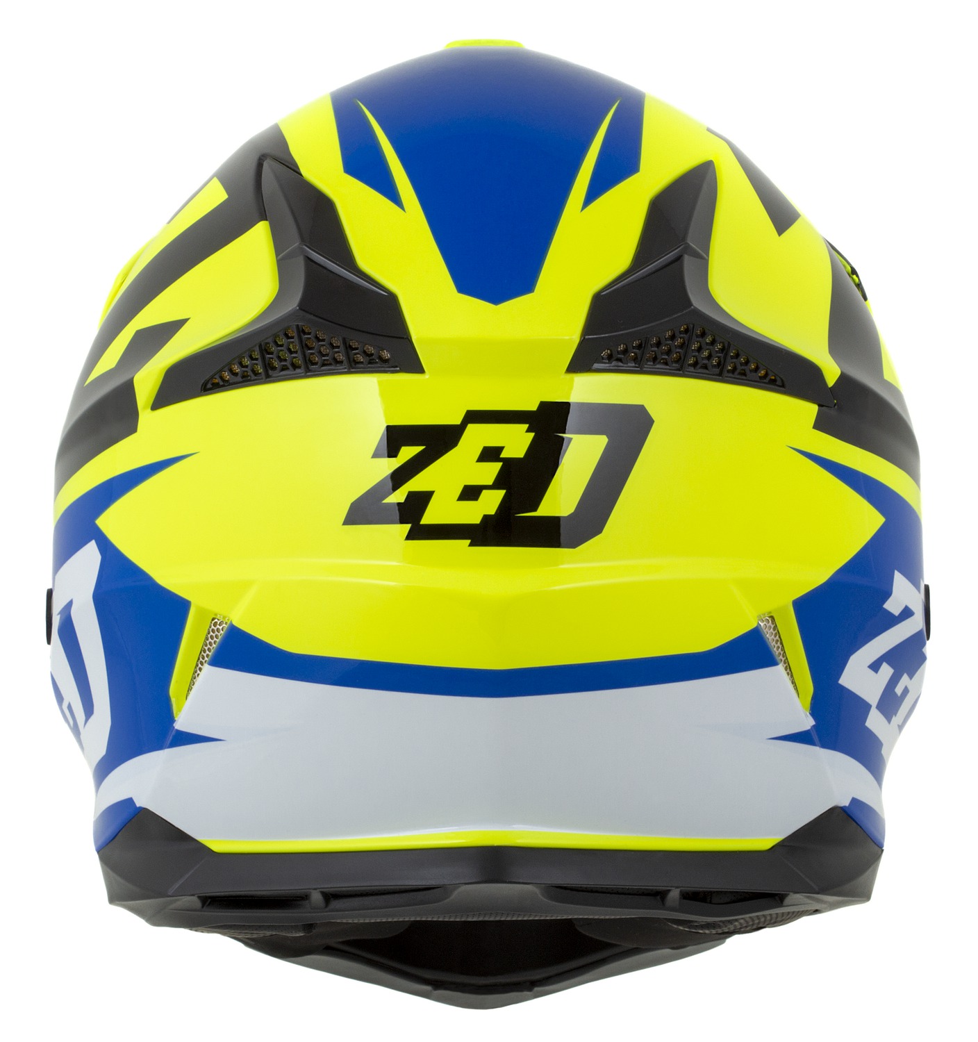 helmet X1.9D TARGA, ZED, kids (yellow fluo/blue/black/white) 2025
