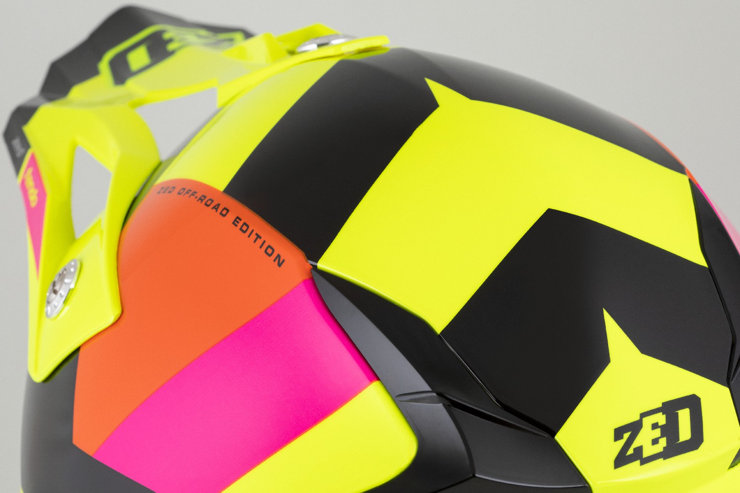 helmet X1.9D TENDO, ZED, kids (yellow fluo/pink/orange/black) 2025
