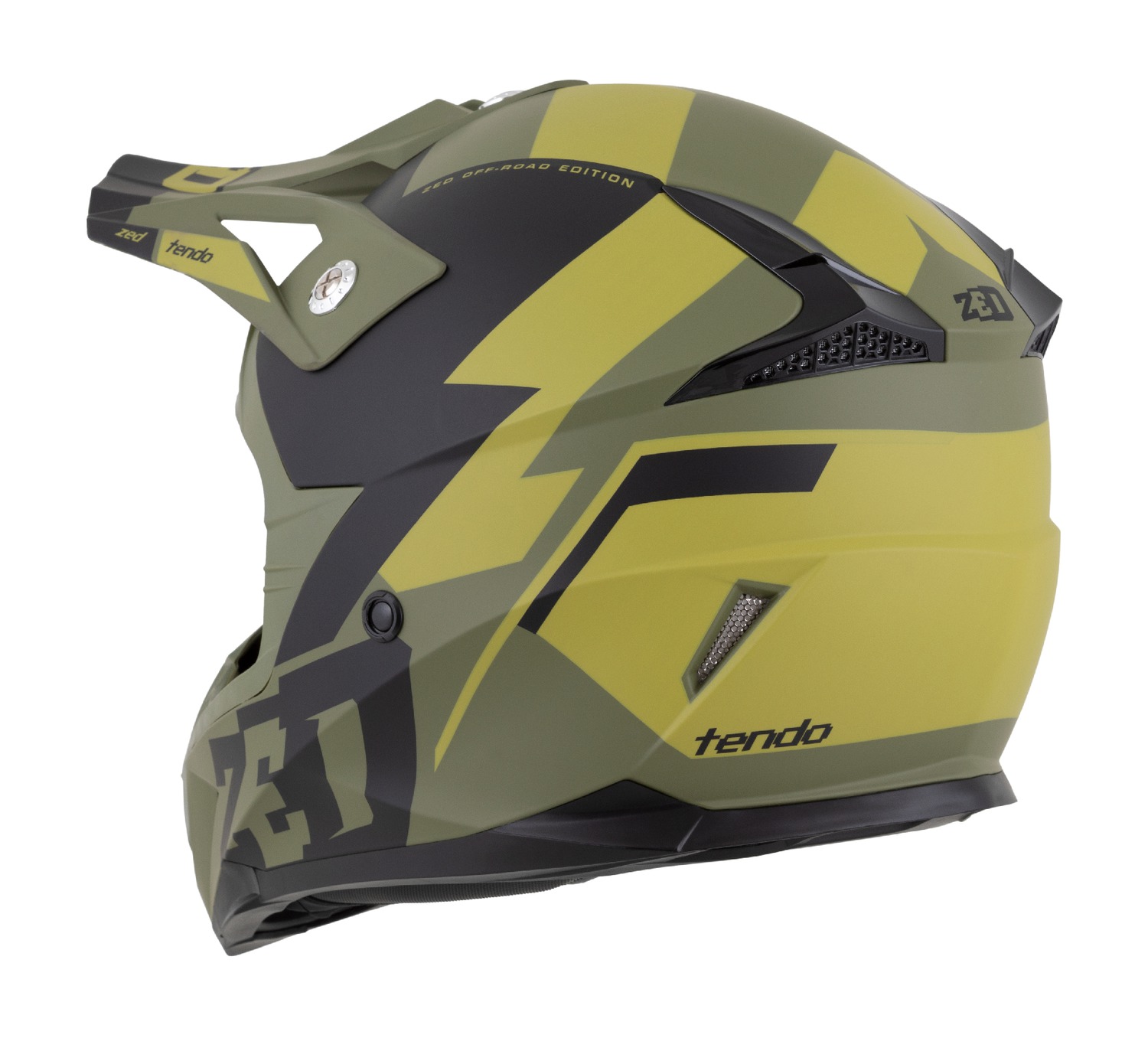 helmet X1.9D TENDO, ZED, kids (dark green/light green) 2025