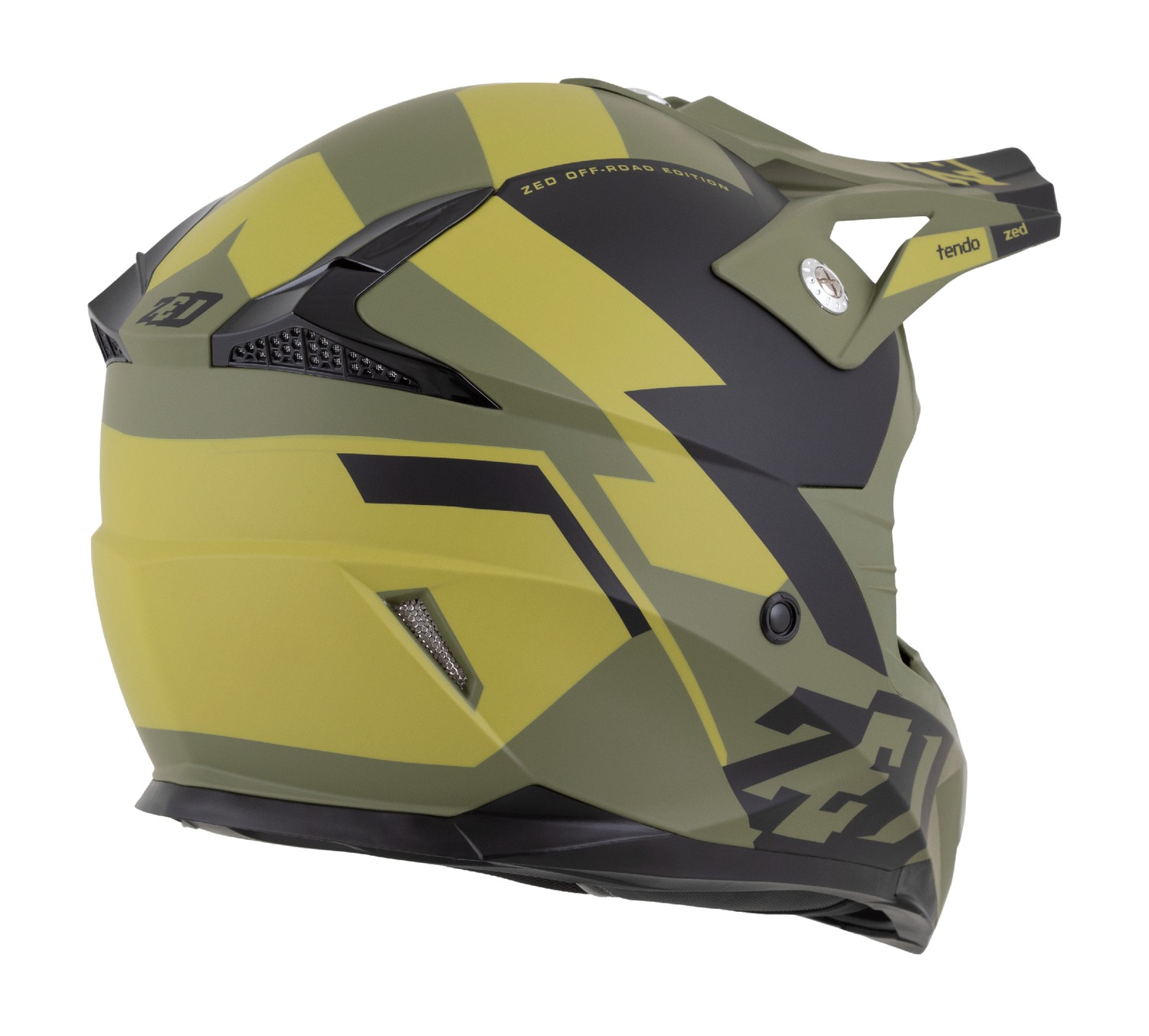 helmet X1.9D TENDO, ZED, kids (dark green/light green) 2025