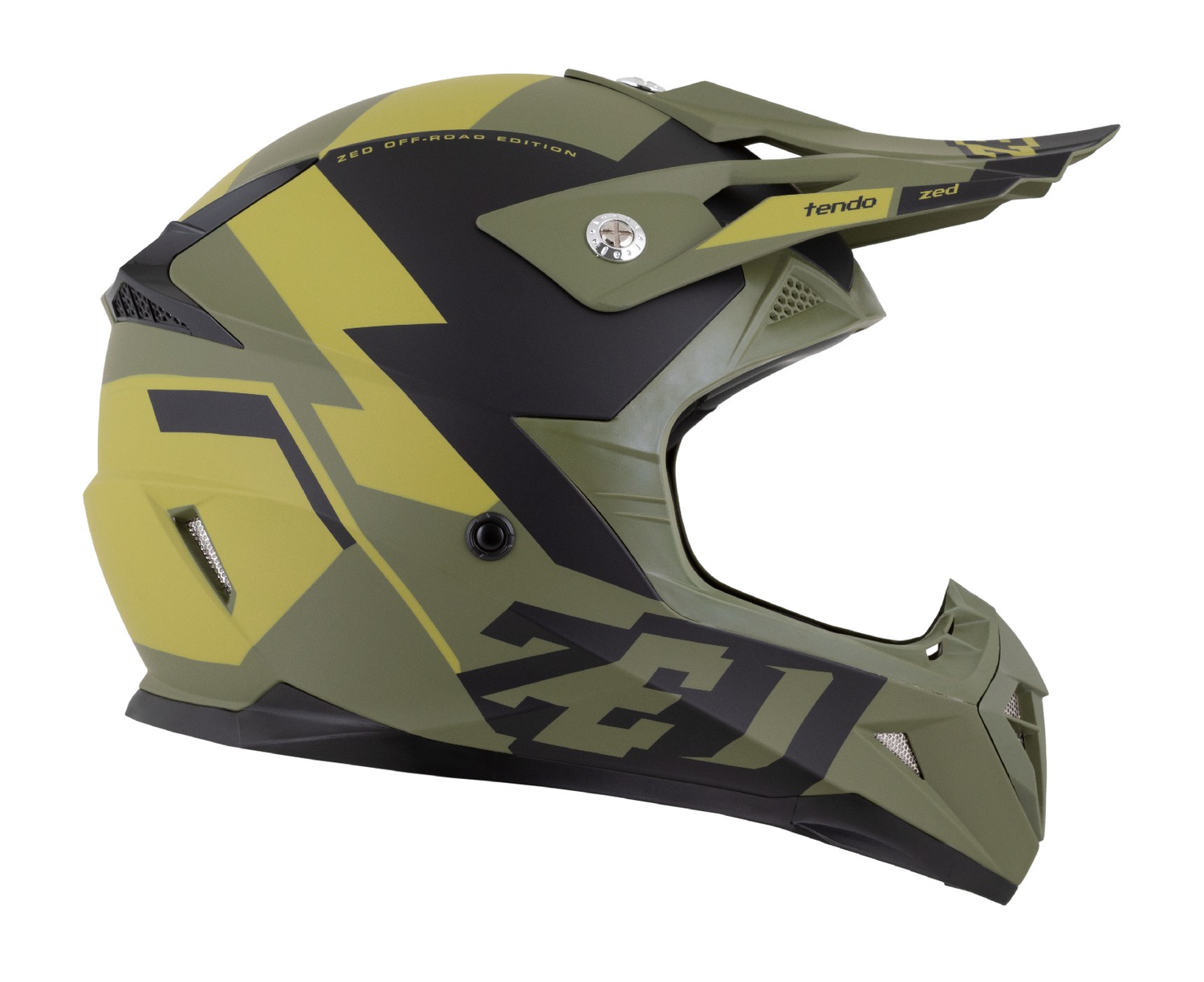 helmet X1.9D TENDO, ZED, kids (dark green/light green) 2025