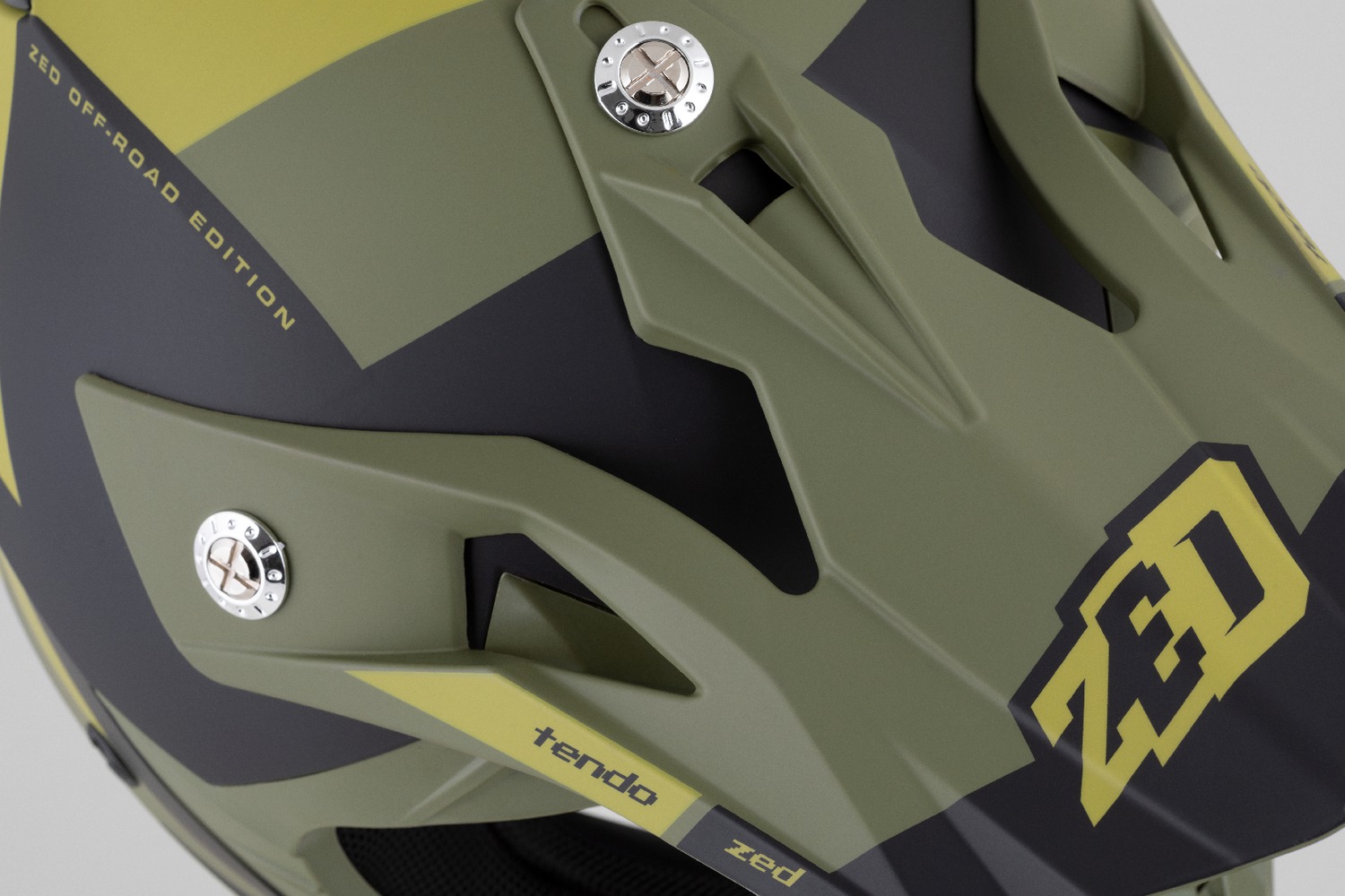 helmet X1.9D TENDO, ZED, kids (dark green/light green) 2025