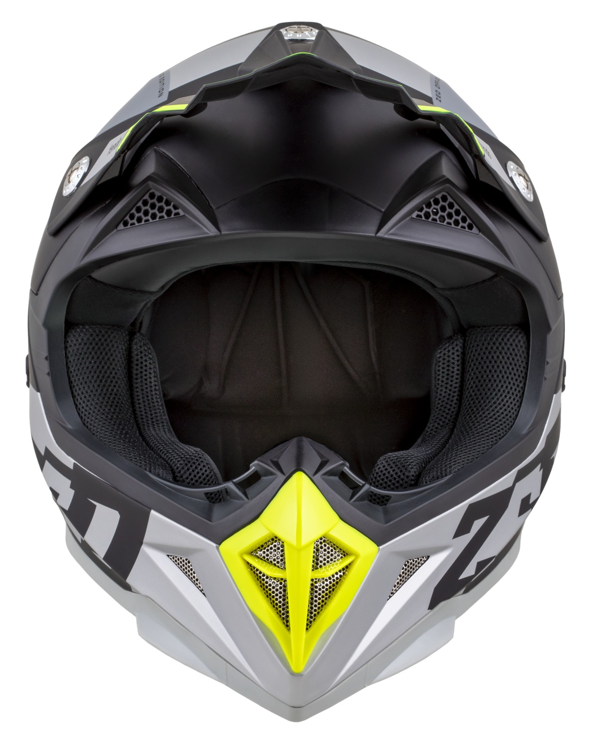 helmet X1.9D TENDO, ZED, kids (black matt/dark gray/light gray/yellow fluo) 2025