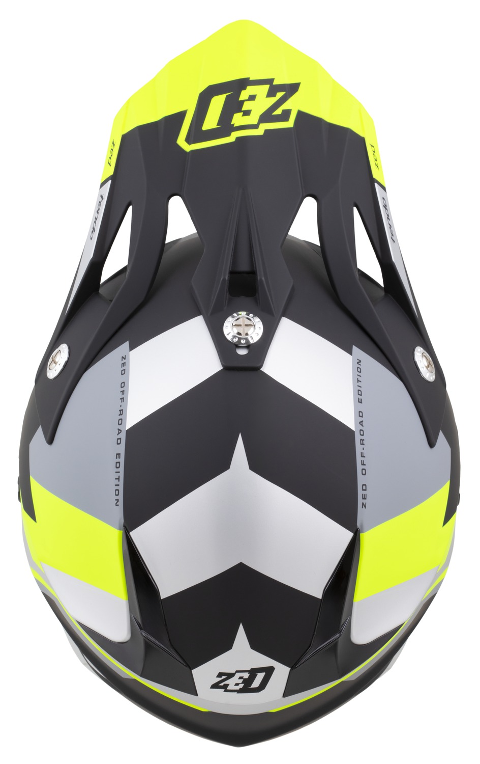 helmet X1.9D TENDO, ZED, kids (black matt/dark gray/light gray/yellow fluo) 2025