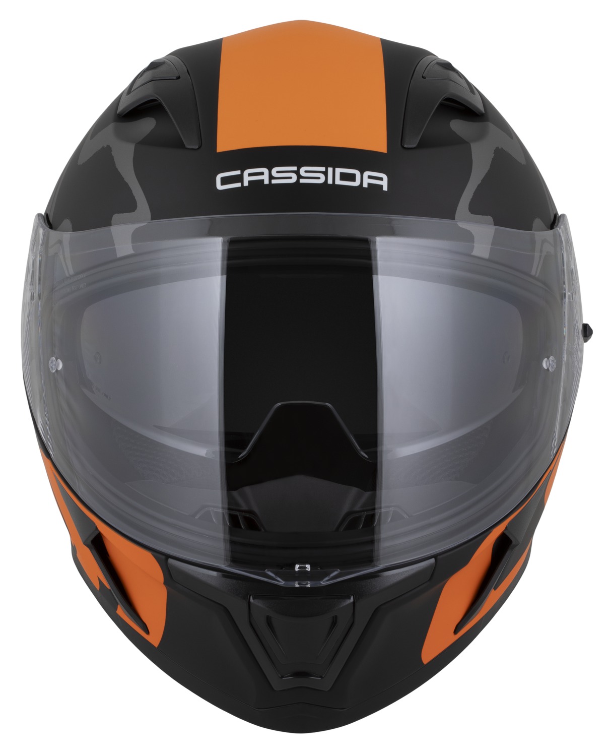 helmet Orbit Multivers, CASSIDA (black matt/orange/gray/white) 2025