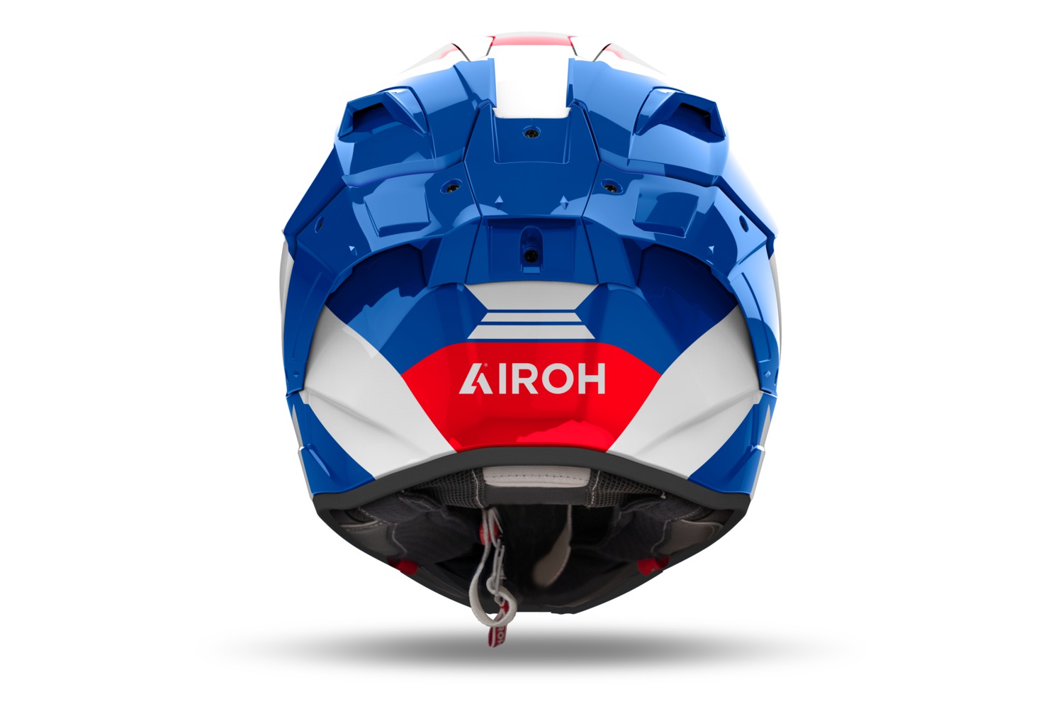 přilba GP800 Competition, AIROH (modrá/červená lesklá) 2025