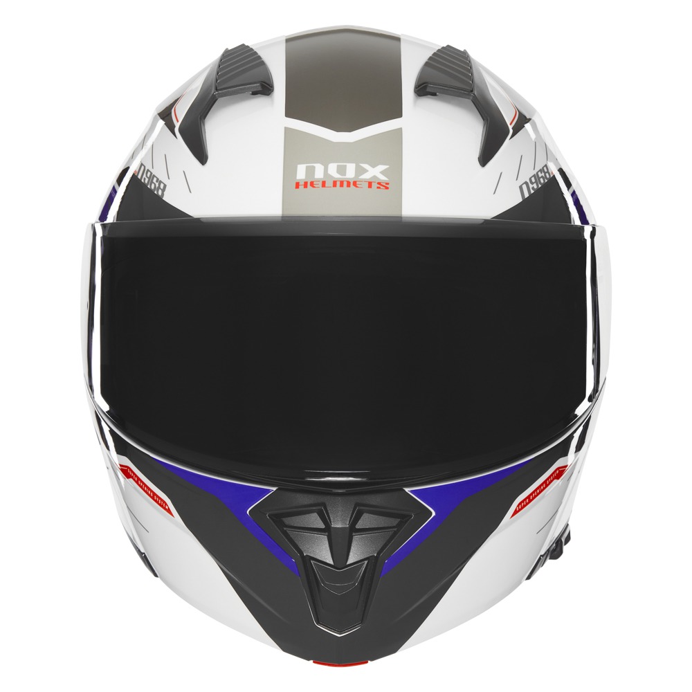helmet N968 Ultra, NOX (white,brown) 2025