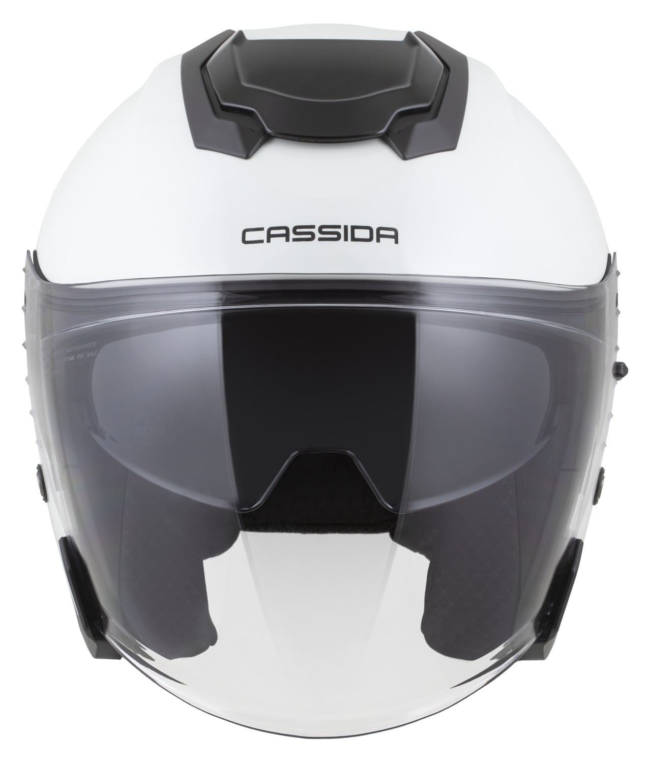 helmet Jet Tech 2.0 Solid, CASSIDA (white/black/gray) 2025
