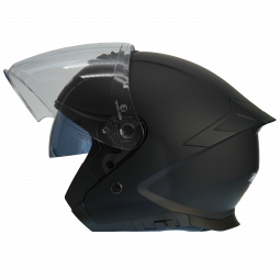 Moto přilba HORN 655 jet matt black