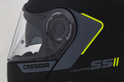+ PINLOCK Moto přilba CASSIDA Compress 2.0 Refraction černá-žlutá