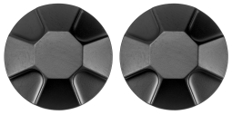 conversion set of caps for helmets Handy and Handy Plus on no visor/no peak version, CASSIDA (black, 1 pair)
