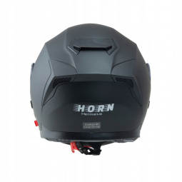 Moto přilba HORN Fli-Up černá matná + sluneční clona